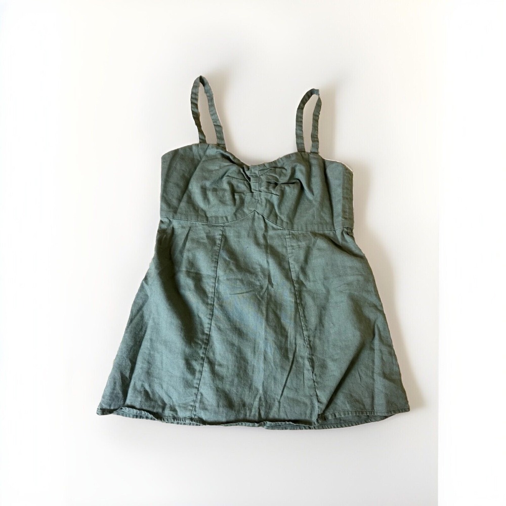 Patagonia Hemp Organic Cotton Tank Women's Size 0 Green Summertime Cami